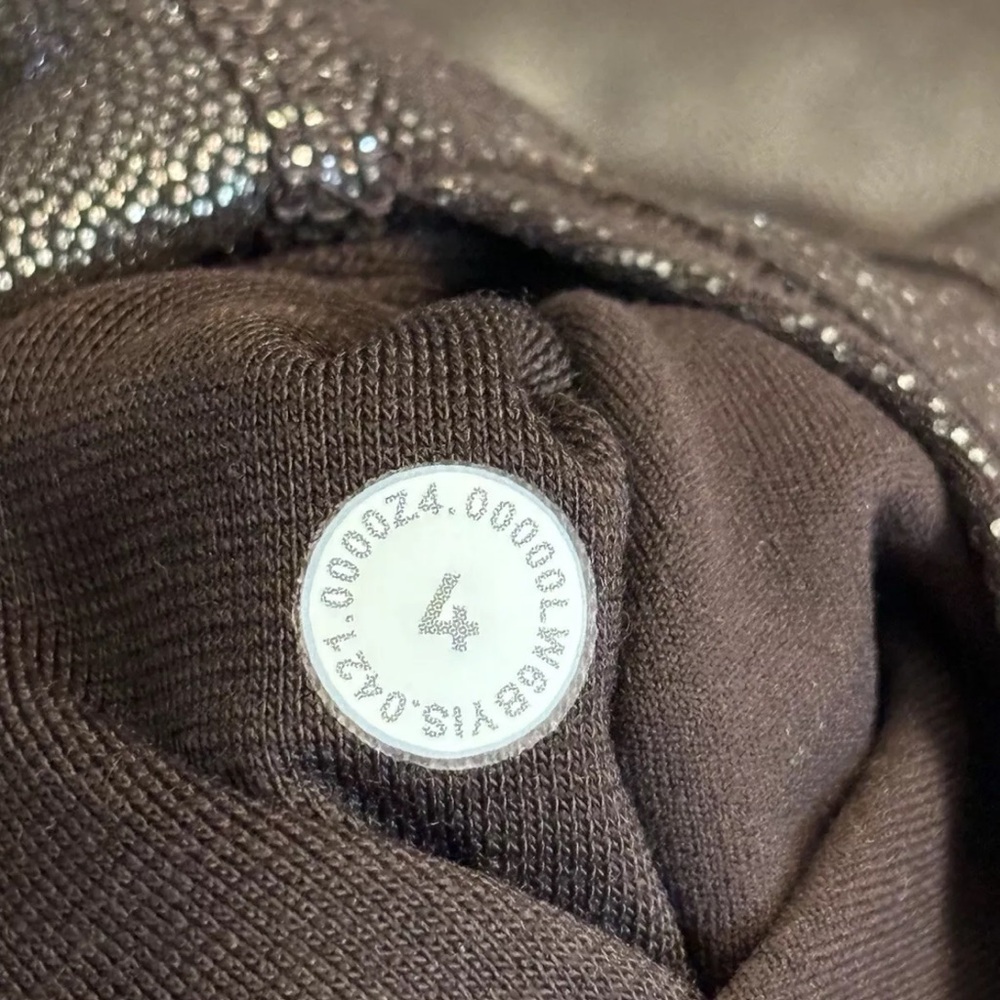 Lululemon Align High-Rise Crop Sz 4 / 23" Radiate Foil French Press Leggings - Picture 6 of 6
